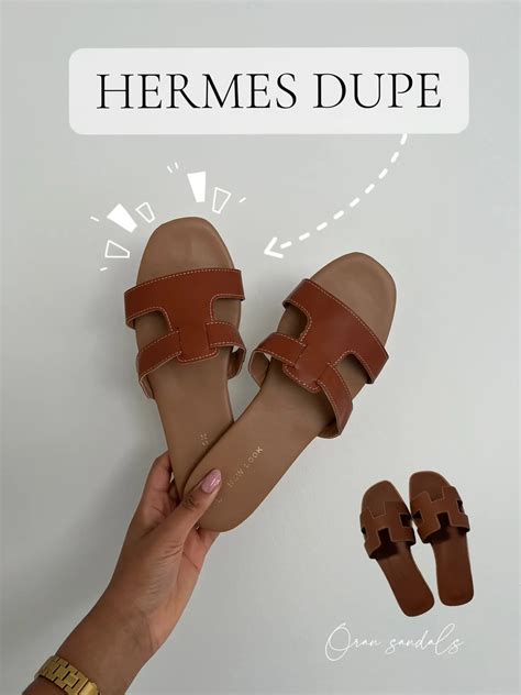 hermes orange sandal dupe